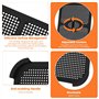 2 Pack Grille Anti Projection pour Air Fryer Ninja AF400EU & AF451EU, Réutilisable Accessoires Air Fryer, Grille Anti Eclaboussu