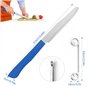 Farerkass Eplucheur 2 pièces 3 en 1 Couteau multifonction avec ressort amovible pour un nettoyage facile Coupe-légumes Pour tran