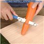 Farerkass Eplucheur 2 pièces 3 en 1 Couteau multifonction avec ressort amovible pour un nettoyage facile Coupe-légumes Pour tran