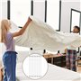 Farerkass Lot de 8pcs Tendeur Drap Housse Élastique, Attache Drap Housse, (35-130cm) Tendeurs de Drap Ajustables avec Clips Méta