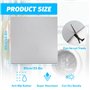 Gris Protection Machine a Laver Universelle Douce et Découpable pour Machine à Laver