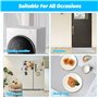 Farerkass 60x60 cm Housse Machine a Laver, Gris Protection Machine a Laver Universelle Douce et Découpable pour Machine à Laver,