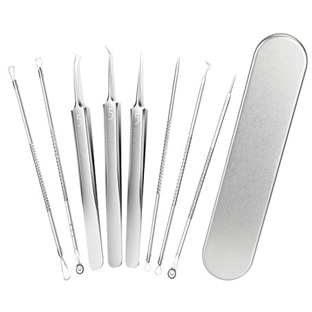 Ensemble de 8 Pièces Tire Comédon Point Noir
