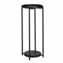 Amazon Basics Ronde Support pour pot de fleurs, Noir