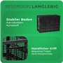 Novaliv Panier à provisions pliable | 30 L noir pliable stable | Panier de transport pliable boîte de rangement pour cuisine