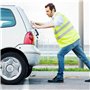 GADLANE Triangle De Signalisation Homologué Ece & Gilet Jaune Réfléchissant Pliable Alerte De Sécurité