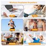 LEMENG Electrostimulateur Musculaire, EMS Ceinture Abdominale Electrostimulation, Abdos Musculation Appareil, Musculation Abdomi