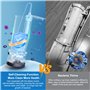 CARER SPARK Hydropulseur Dentaire - Irrigateur Oral Professionnel avec Mode Autonettoyant 4 Modes & 5 Buses Fonction USB Recharg