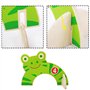 jacootoys Jeu de Croquet Animaux en Bois Jouets de Golf avec 2 Balles de Jeu éducatif Cadeau pour Enfants Filles Garçons
