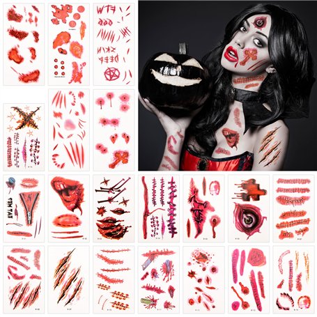 Alintor Tatouage Halloween
