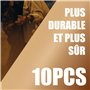 JIAOYUE Or Noir Sensation Persistante Ajustée - 10 Préservatifs Lubrifiés Ultra Fins (Stimuler +++)