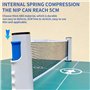 Vonavira Filet de tennis de table extensible pour table - Filet de tennis de table portable pour toutes les tables - Filet de pi
