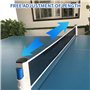 Vonavira Filet de tennis de table extensible pour table - Filet de tennis de table portable pour toutes les tables - Filet de pi
