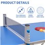 Vonavira Filet de tennis de table extensible pour table - Filet de tennis de table portable pour toutes les tables - Filet de pi