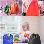 PUERHUACI Sac Cordon,Sac Gym,6 Pièces Sac a Cordon,Organiseurs De Bagage Sacs Drawstring Bags pour Voyage Camping Piscine,Sacs d