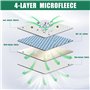 16 Sacs d'aspirateur à haute efficacité, compatibles avec l'aspirateur Rowenta Silence Force(RO64XX RO63XX RO68XX RO39XX), Compa
