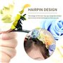 Serre Tête Fleur Bandeau De Fleurs, Guirlande De Fleurs Pour Fille, Coiffe De Fleurs De Mariage Pour Fille, Livré Avec Un Bandea