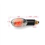 SFONIA 4pcs Indicateurs de Moto Mini Clignotants Lumières 12V Étanche Universel pour Moto Scooter Quad Cruiser Off Road