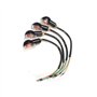 SFONIA 4pcs Indicateurs de Moto Mini Clignotants Lumières 12V Étanche Universel pour Moto Scooter Quad Cruiser Off Road