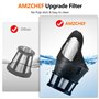 AMZCHEF Extracteur de jus à goulotte large de 80 mm - 150W extracteur de jus de fruits et légumes haute nutrition à mastication 