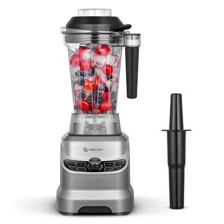 AMZCHEF Blender Mixeur à 8 Vitesses Sélectionnables | 1800W Puissant High Speed Mixer Blender Professionnel | Blender Bol 1
