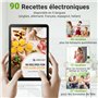 AMZCHEF 200W Extracteur de Jus Pression à Froid - Extracteur de Jus 108MM Grande Goutière pour Fruits et Légumes Entiers - Extra