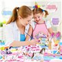 Licorne Jouet Fille Kit de Peinture, Licorne Jouet Créatif Ensemble D'artisanat à Colorier 3D Peinture Activités Manuelles, Lico