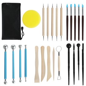 Bafumiu Set de 25 Outils de Modelage