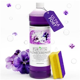 PURIVITA® Nettoyant Liquide Concentré Tout Usage [1L] - Universel Nettoyage Multi Surface - All Purpose Cleaner - Nettoyant Lava
