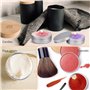 BOBOZHONG Pots en Aluminium,12 Pcs Vide Pots de Voyage Rondes Boîtes Aluminium Pot de Crème Vide Conteneurs Cosmétiques Vide Pot