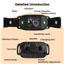 Collier Anti Aboiement Chien,4 Modes avec Vibration et Bip Rechargeable Collier Chien,Étanche IP67, 5 Niveaux de Sensibilité Col