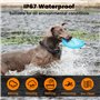 Collier Anti Aboiement Chien,4 Modes avec Vibration et Bip Rechargeable Collier Chien,Étanche IP67, 5 Niveaux de Sensibilité Col
