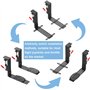2 Pack Desk Mount Hotas Compatible Avec Logitech X52/X52 Pro/X56/X56 Rhino, Thrustmaster T. Flight/A-10C Warthog/T.16000M FCS/TC