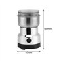 Moulin à café électrique 220V, Broyeur à Graines de Café Broyeur Alimentaire en Acier Inoxydable Moulin à Café Et Mixeur Électri
