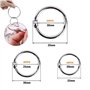 100 Pièces Anneaux de Reliure 25mm/30mm/35mm Reliure Anneaux Métalliques Bagues de Livre Anneaux de Classeur Porte-clés pour Cah