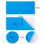 40 Pièces Rustine Piscine Kit de Réparation Patchs de Réparation Auto-Adhésifs PVC Patch Liner Piscine pour Lits Gonflables Anne