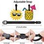 Lot de 6 étiquettes de bagage sécurisées pour valises, étiquettes de voyage étanches pour bagages, étiquettes d'identification p