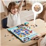Lot de 40 Dés en Bois 16mm Jeu de Dés en Bois 6 Faces Dés en Bois Naturel Accessoires de Jeux de Société de Jeu de Cartes DIY po