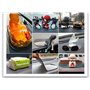 Tapis Collants antidérapants de Voiture,3 PCS Tapis Antidérapant Voiture Tableau de Bord Anti Glisse en Silicone Mat Antidérapan
