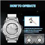 Zhjuju Ouvre Montre,Montre Arrière Couverture Clé Ouvreur Outil de Retrait de Boîtier de Montre Atterie de Rechange et Support d