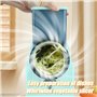 Coupe Legumes Electrique, 3 en 1 Rapeuse Legume Electrique Multifonction avec 3 Jeux de Lames, Facile à Nettoyer pour Carottes, 