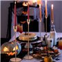Amzeeniu Chandelier Bougeoir Dorés 6 Pcs,Chandelier de Mariage Différentes Tailles,23/28/33cm Candélabre pour Bougies de 2.2 cm 