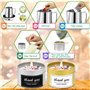 Frasheng Kit de fabrication de bougies avec cire de soja et accessoires, Bricolage Parfumées,Appropriés pour la Débutants à Avan