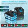 Nettoyeur Haute Pression sans Fil, Nettoyeur Haute Pression avec 6-en-1 Multi-Usage Buse, Nettoyeur Haute Pression sur Batterie 