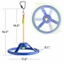Cateam Roue Spinner Ninja avec rotule à 360 degrés et Mousqueton Ninja slackline - Accessoire Rotatif à 360 degrés pour Votre Pa