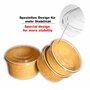 Jicyor 20 Pièces 1000ml Bols Jetables Ronds Compostables - Gobelets à Glace Non Imprimés pour Salades, Glaces et Desserts