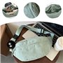 DMNQ Sac Banane Femme Velours Côtelé Banane Femme Tissu Sac Demi-Lune en Velours Côtelé Sac Banane Velour Savec Bandoulière Régl
