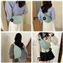 DMNQ Sac Banane Femme Velours Côtelé Banane Femme Tissu Sac Demi-Lune en Velours Côtelé Sac Banane Velour Savec Bandoulière Régl