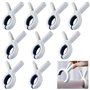 9Pcs Pince Serviette Plage Pince a Linge Epingle a Linge Résistantes et Solides Clip de Brise-Vent pour Transat Plage