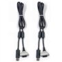 TAPHET 2 x Câbles de charge USB Câble de charge pour manette de jeu sans fil Câble de charge pour Xbox 360